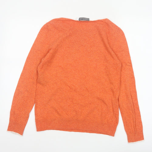 Mint Velvet Women's Orange Star Pullover Jumper Size 8
