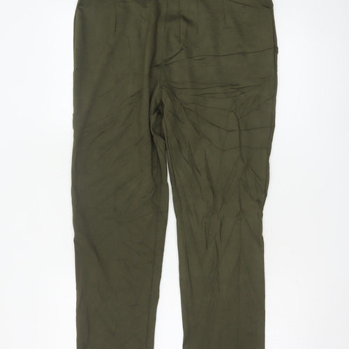 Marks and Spencer Women’s Green Stretch Jersey Trousers Size 14