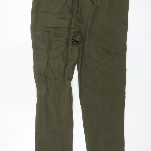 Marks and Spencer Women’s Green Stretch Jersey Trousers Size 14