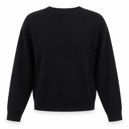 Noisy May Women's Black Crew Neck Knit Jumper Size S Relaxed Fit