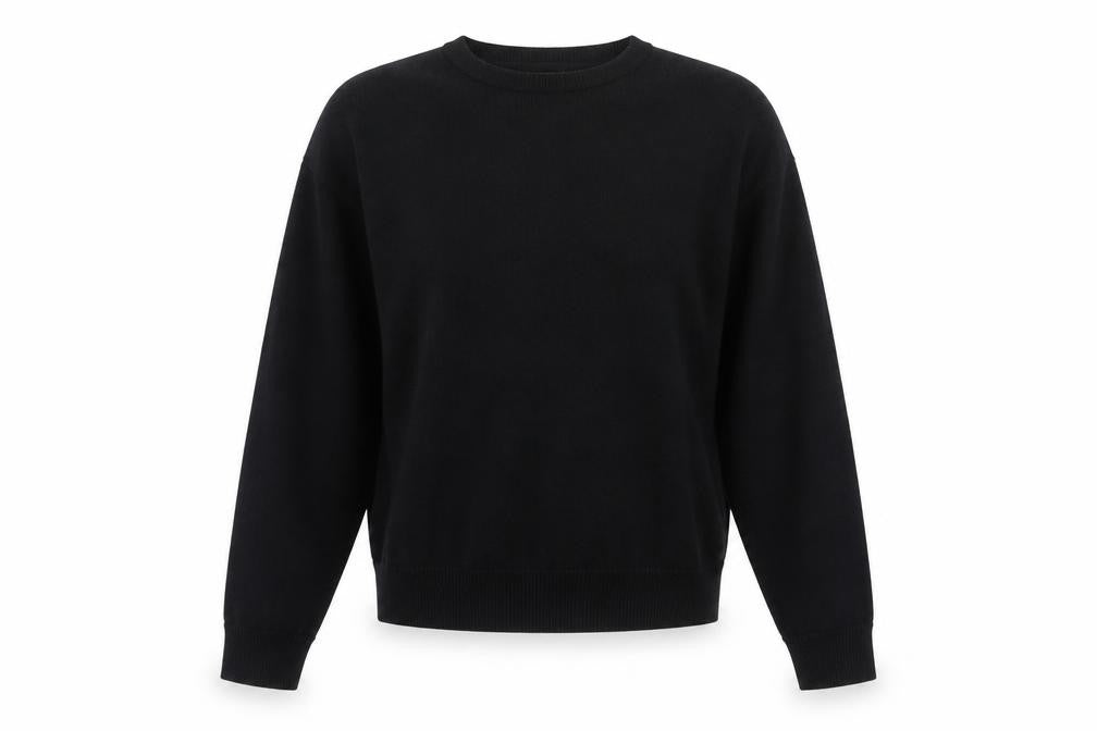 Noisy May Women's Black Crew Neck Knit Jumper Size S Relaxed Fit