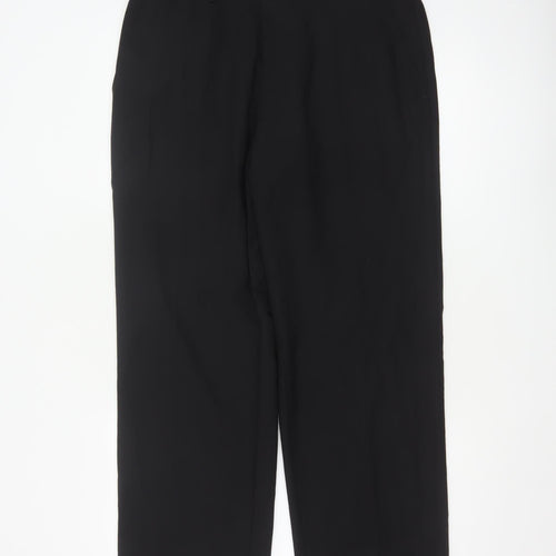Taylor & Wright Men's Black Wool Blend Dress Trousers 34R