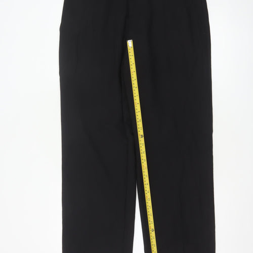 Taylor & Wright Men's Black Wool Blend Dress Trousers 34R