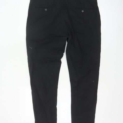 Marks and Spencer Men's Black Skinny Fit Chino Trousers 34W 29L