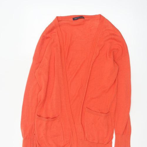 Marks and Spencer Women’s Orange Cotton Long Sleeve Cardigan Size S