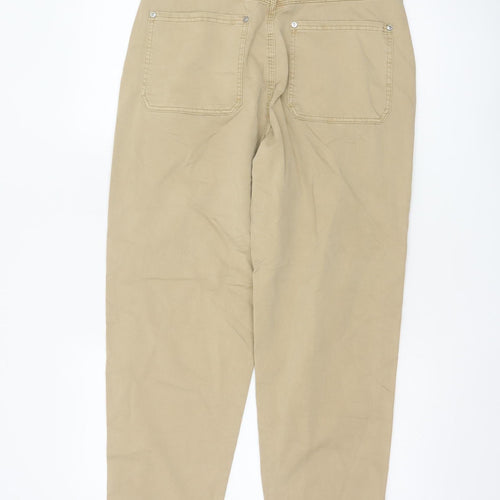 Marks and Spencer Per Una Women's Beige Size 10 Chino Trousers