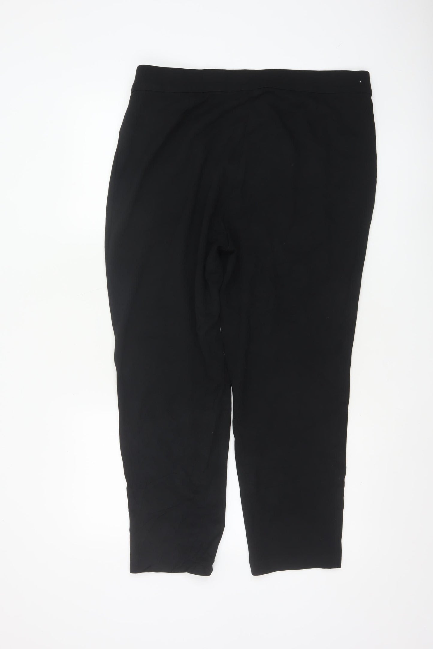Marks and Spencer Women Black Size 18 Regular Fit Stretch Leggings