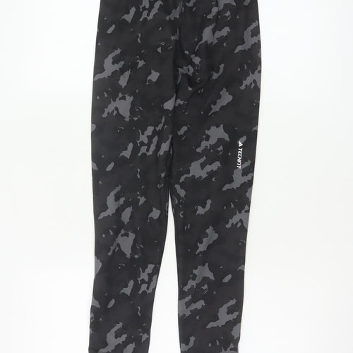 Adidas Women's Black Camouflage Techfit XS Compression Leggings
