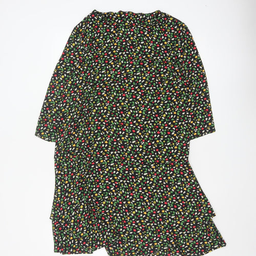 Next Women’s Multicoloured Floral Fit & Flare Dress Size 14