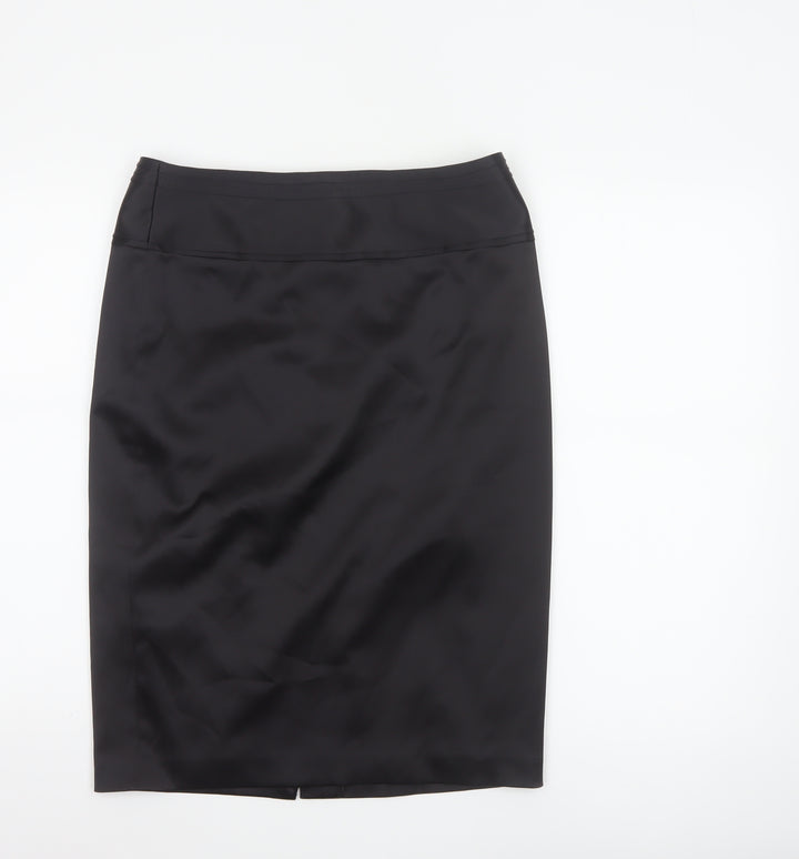 Next Women's Black Knee Length Pencil Skirt Size 12