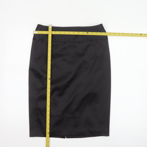 Next Women's Black Knee Length Pencil Skirt Size 12
