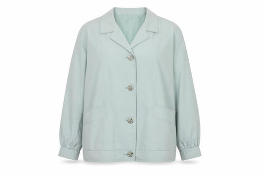 Front view of Klass Women’s Green, size UK 18, Button Basic Jacket