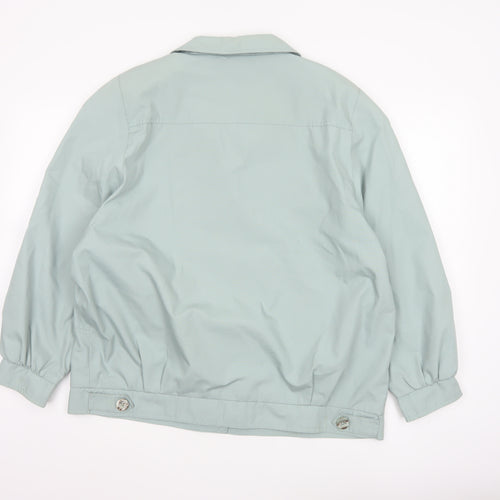 Klass Women’s Green Size 18 Button Basic Jacket