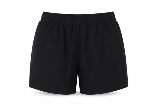 Dunnes Women Black L Lightweight Linen Blend Pull On Casual Shorts