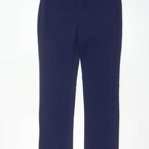 Mexx Women's Blue Slim Fit Chino Trousers Size 8 Regular