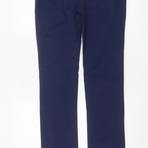 Mexx Women's Blue Slim Fit Chino Trousers Size 8 Regular