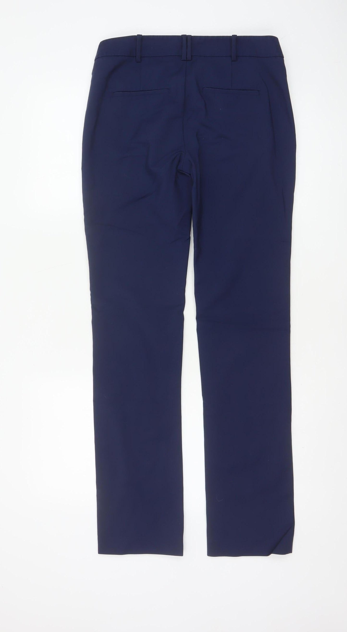 Mexx Women's Blue Slim Fit Chino Trousers Size 8 Regular