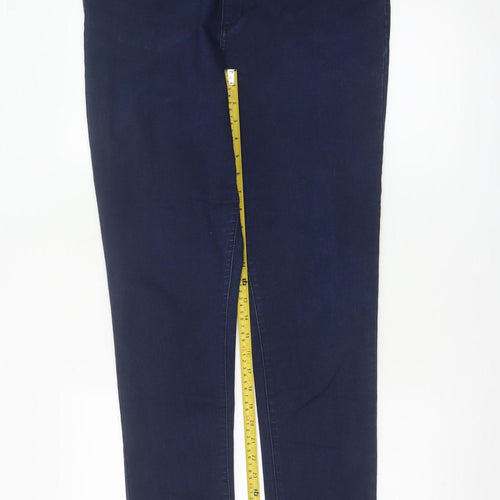 Denim Co. Women's Blue Mid Rise Skinny Stretch Jeans Size 18