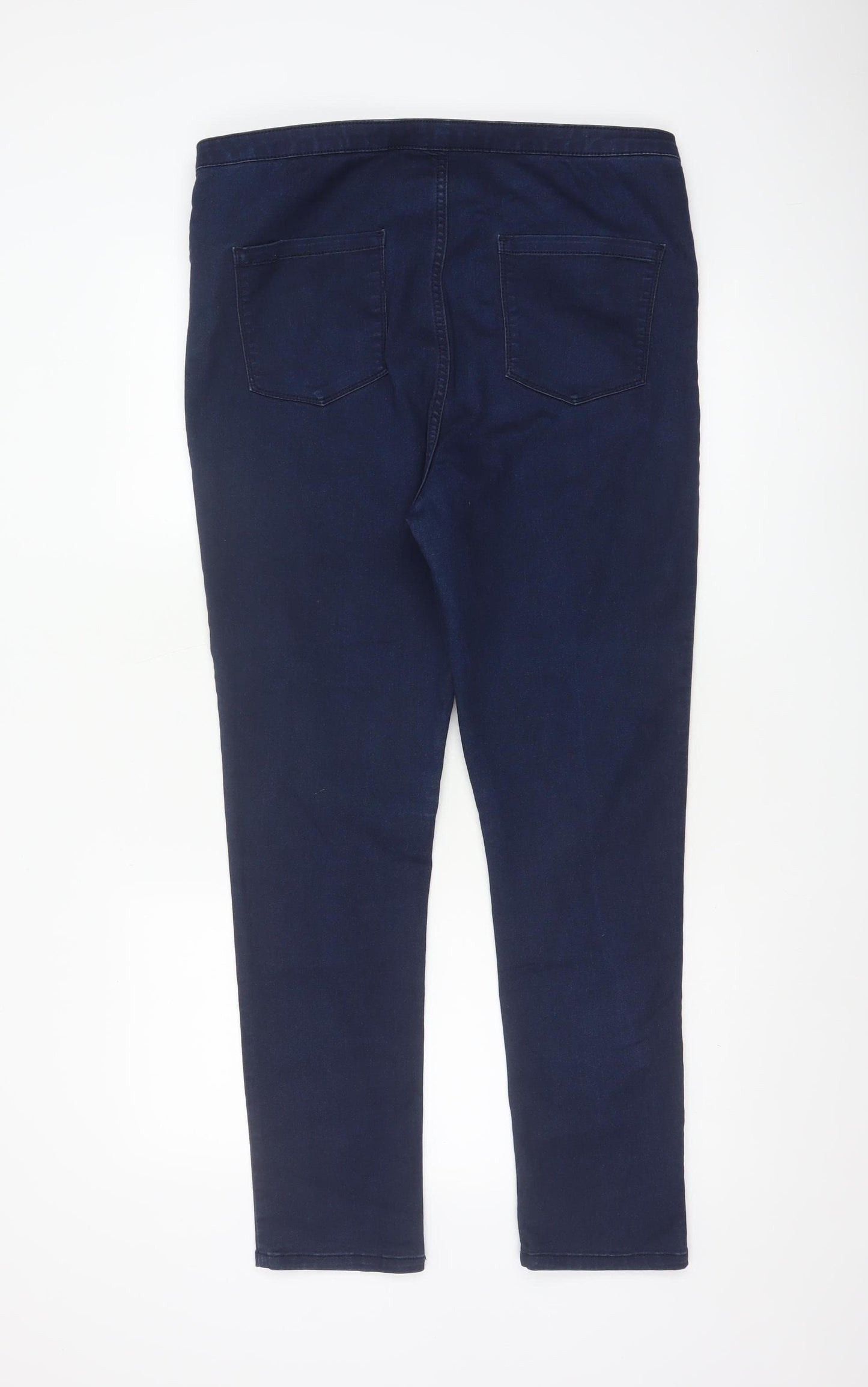 Denim Co. Women's Blue Mid Rise Skinny Stretch Jeans Size 18