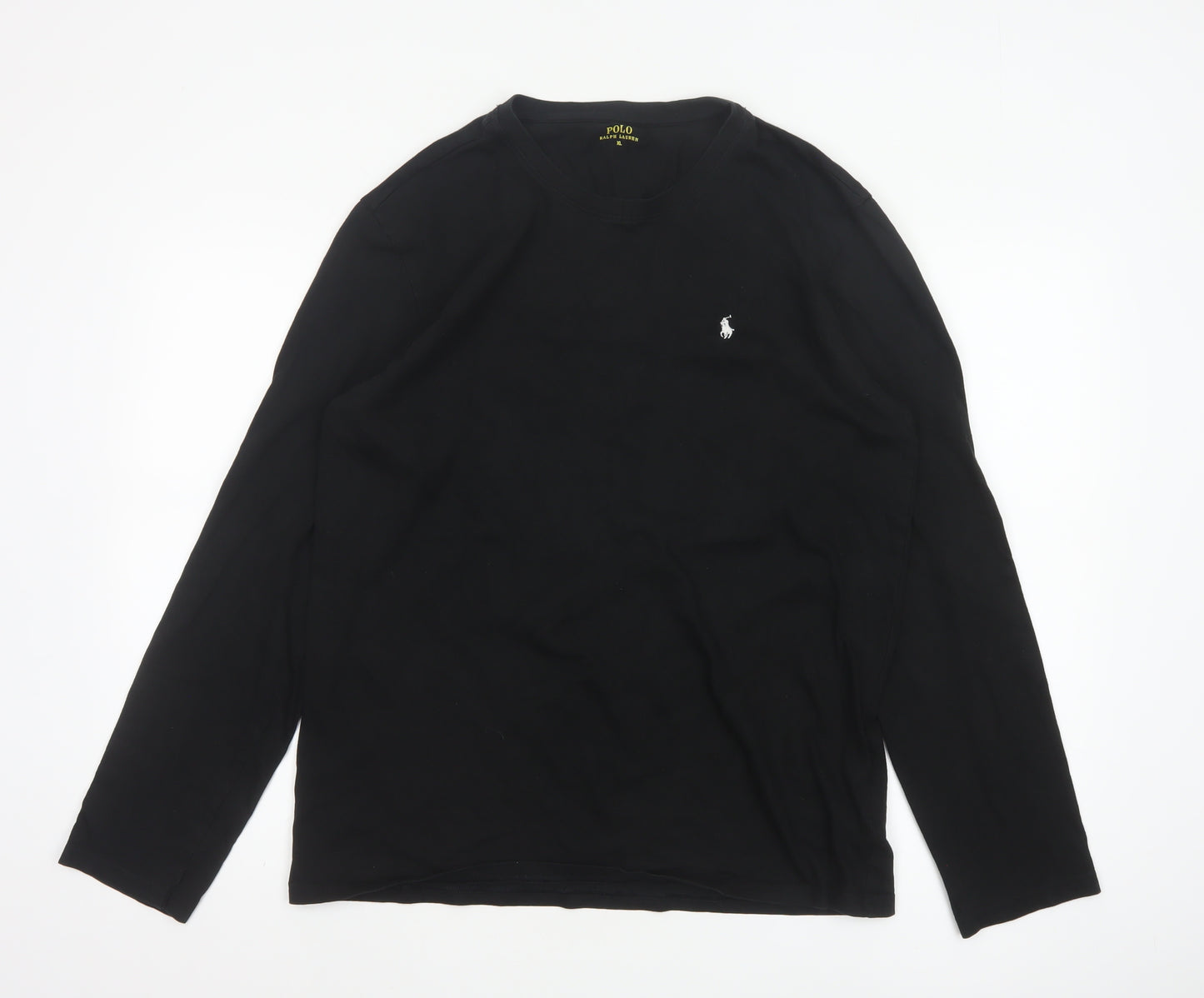 Ralph Lauren Men’s Black Long Sleeve Cotton Top XL
