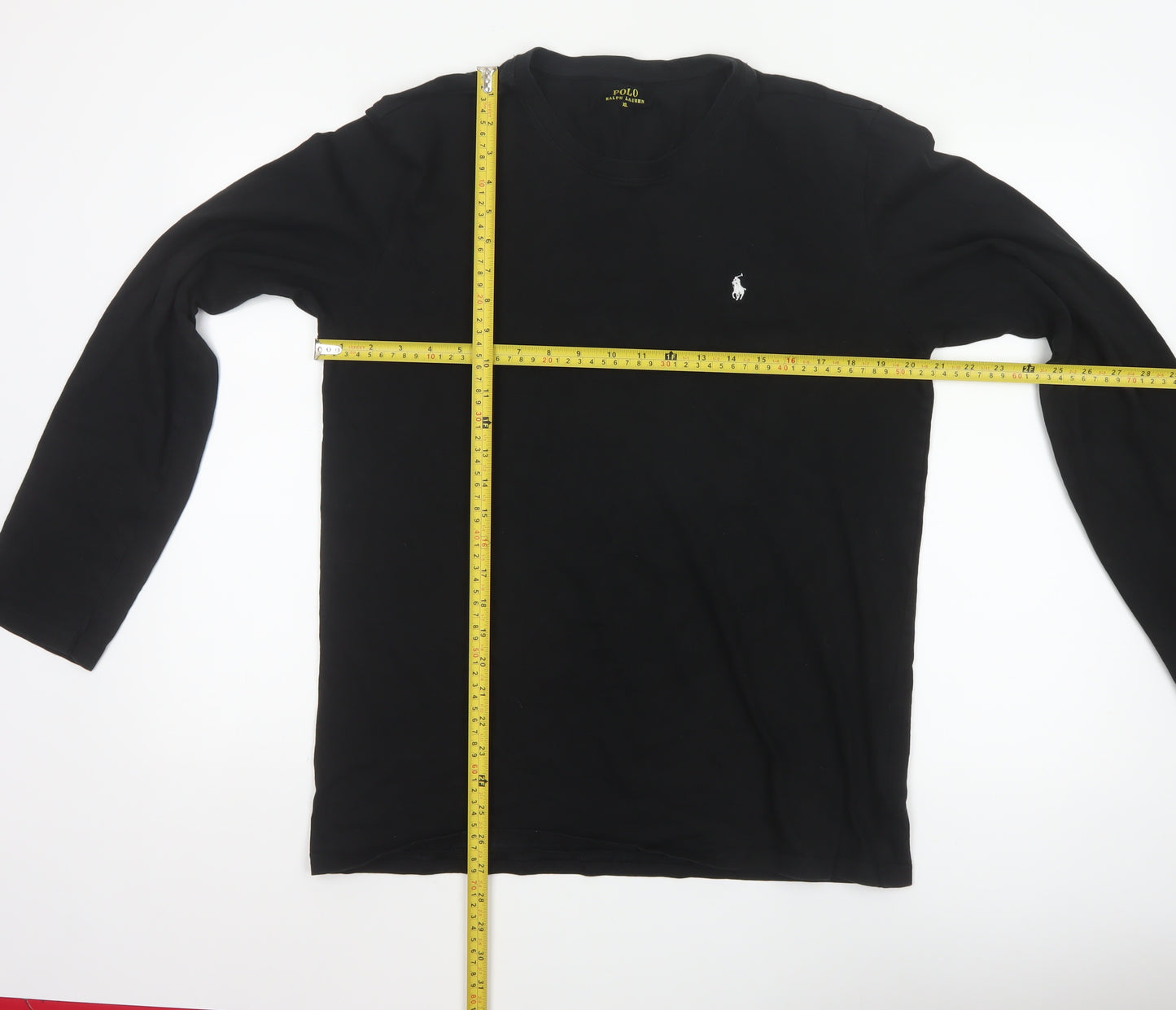 Ralph Lauren Men’s Black Long Sleeve Cotton Top XL