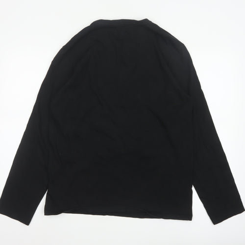 Ralph Lauren Men’s Black Long Sleeve Cotton Top XL
