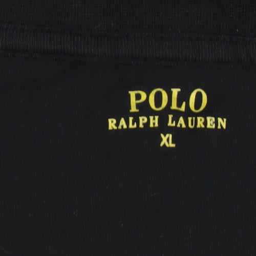 Ralph Lauren Men’s Black Long Sleeve Cotton Top XL