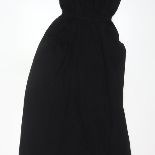 Gap Women’s Black Sleeveless Long Slip Dress XS Viscose