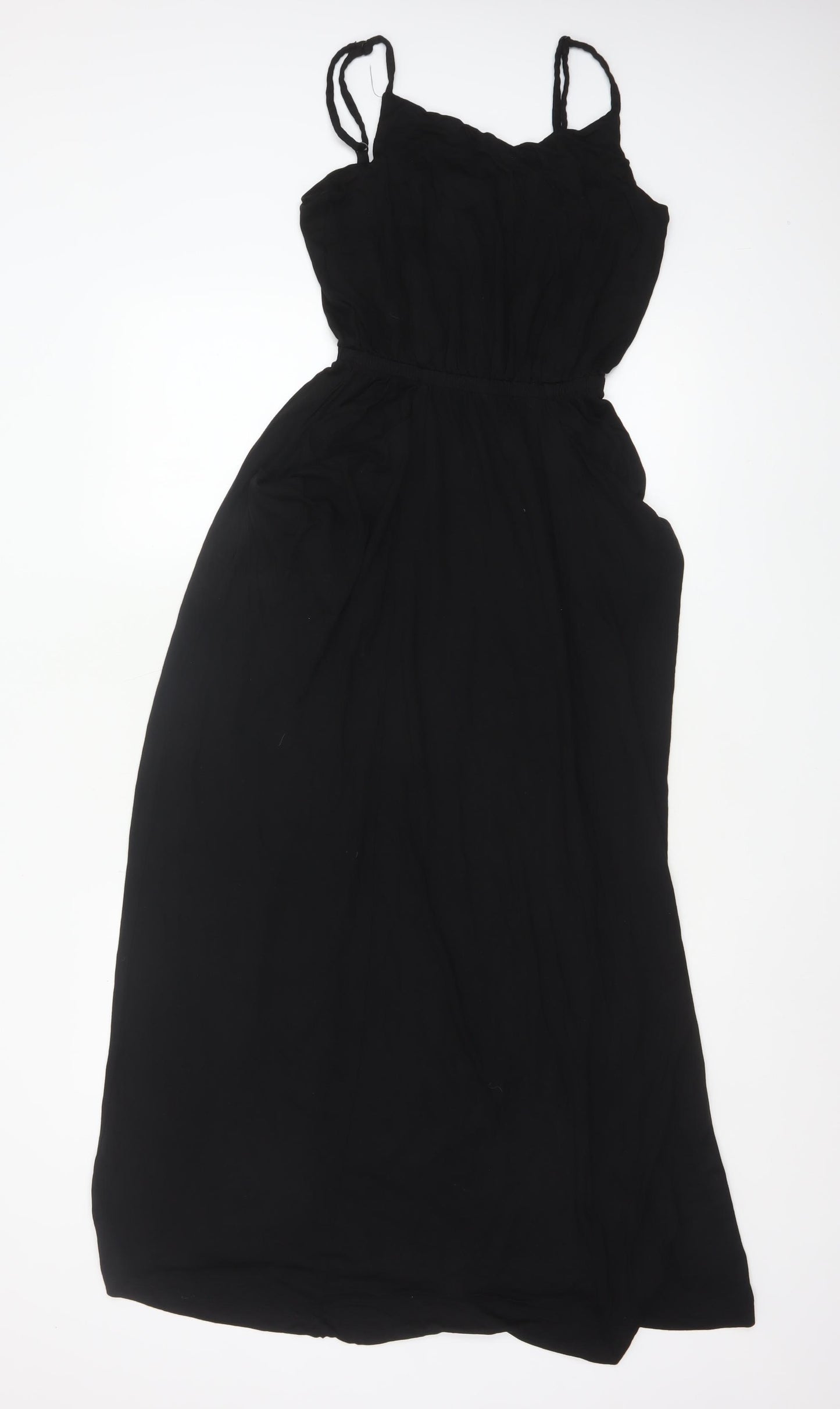 Gap Women’s Black Sleeveless Long Slip Dress XS Viscose