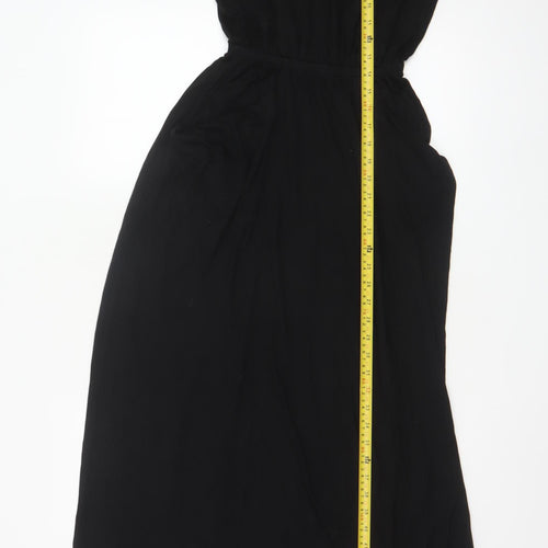 Gap Women’s Black Sleeveless Long Slip Dress XS Viscose