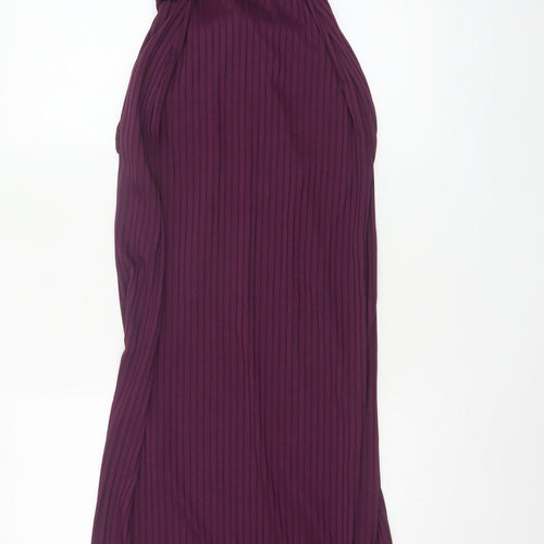 PrettyLittleThing Women's Purple Wrap Maxi Dress Size 10