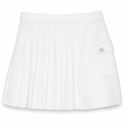 Urban Outfitters Women's White Pleated Short Skirt Size S