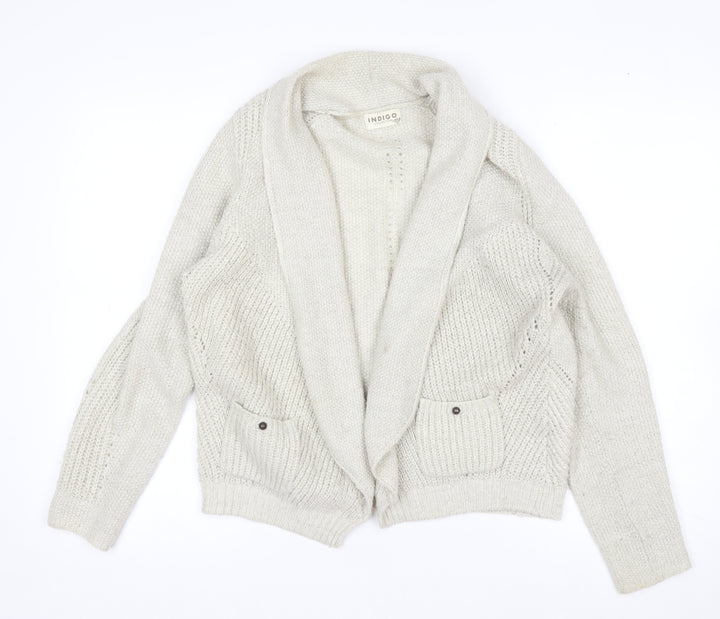 Marks and Spencer Women’s Grey Wool Blend Cardigan UK 14
