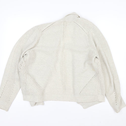 Marks and Spencer Women’s Grey Wool Blend Cardigan UK 14
