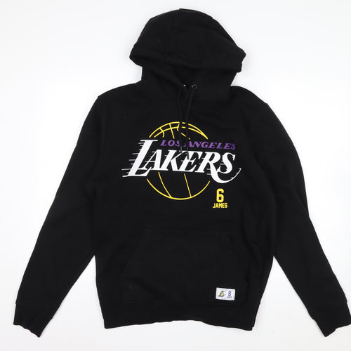 NBA Men’s Black Pullover Hoodie M Los Angeles Lakers LeBron James 6 Sweatshirt