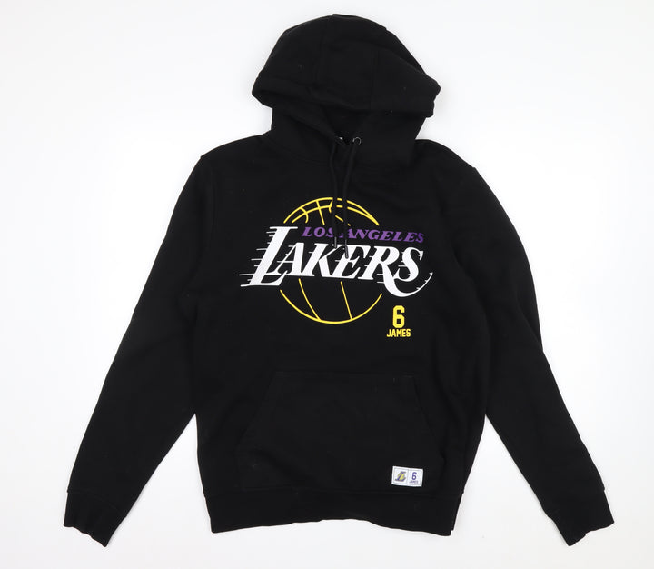 NBA Men’s Black Pullover Hoodie M Los Angeles Lakers LeBron James 6 Sweatshirt