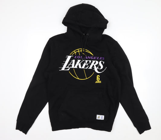 NBA Men’s Black Pullover Hoodie M Los Angeles Lakers LeBron James 6 Sweatshirt