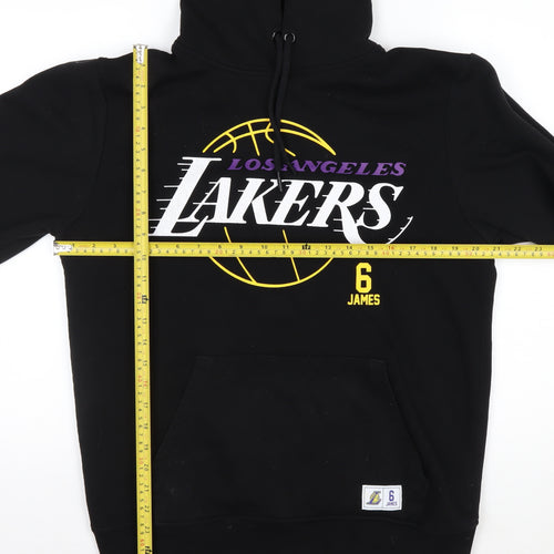 NBA Men’s Black Pullover Hoodie M Los Angeles Lakers LeBron James 6 Sweatshirt