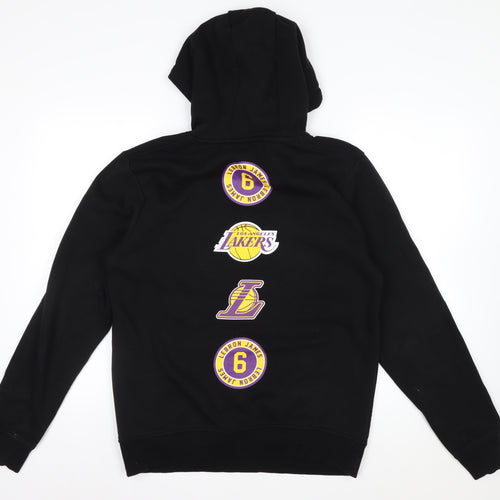 NBA Men’s Black Pullover Hoodie M Los Angeles Lakers LeBron James 6 Sweatshirt