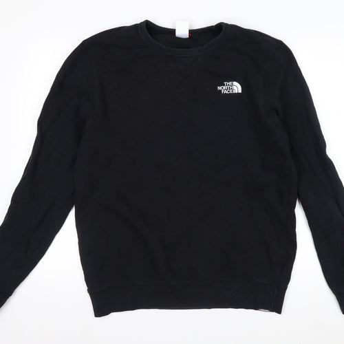 The North Face Men's Black Cotton Crew Neck Pullover Sweatshirt M
