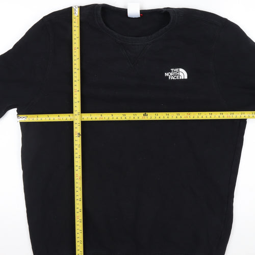 The North Face Men's Black Cotton Crew Neck Pullover Sweatshirt M