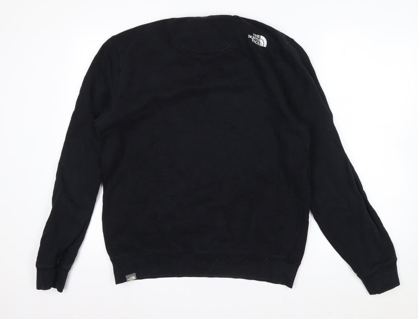 The North Face Men's Black Cotton Crew Neck Pullover Sweatshirt M