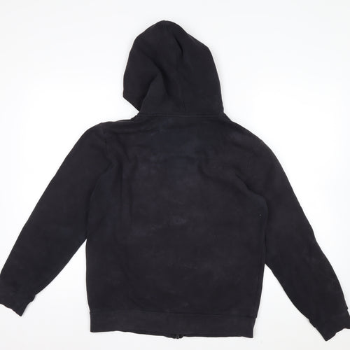 Champion Boys Black XL 13-14 Years Full Zip Hoodie Cotton Blend