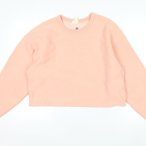 Champion Women's Pink Reverse Weave Sweatshirt Medium Crew Neck