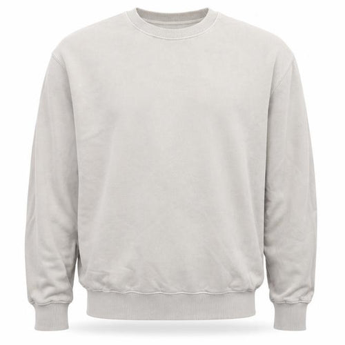 COS Men's Beige Relaxed Fit Crew Neck Cotton Sweatshirt XL