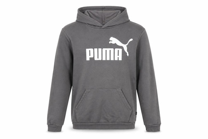 Puma Boys Grey Pullover Hoodie 15-16 Years Cotton Blend Logo Design