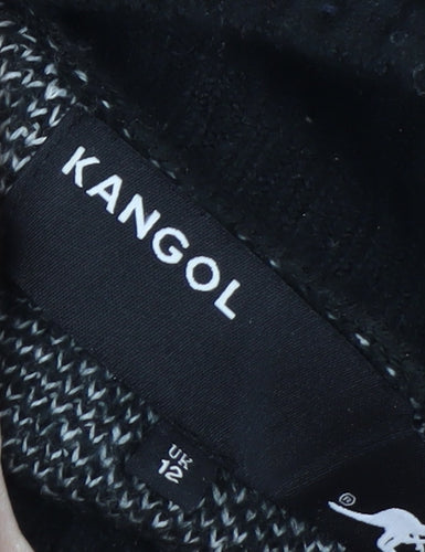 Kangol Men's Black Logo High Neck Pullover Jumper Size L