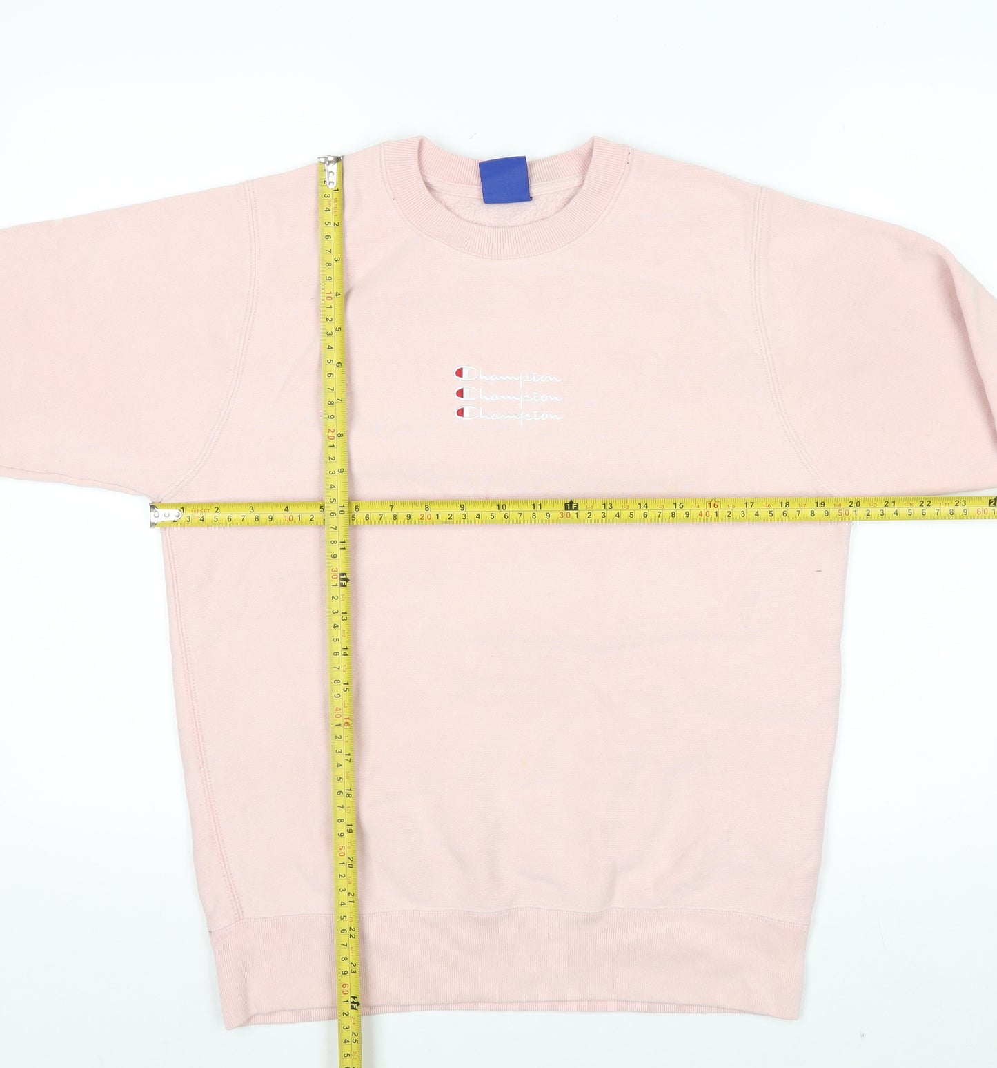 Champion Women's Pink Small Crew Neck Pullover Sweatshirt