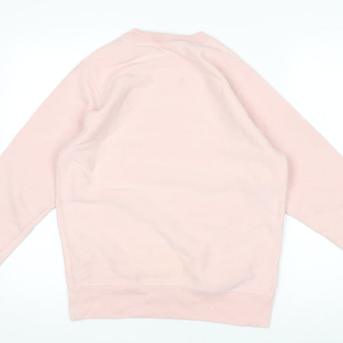 Champion Women's Pink Small Crew Neck Pullover Sweatshirt