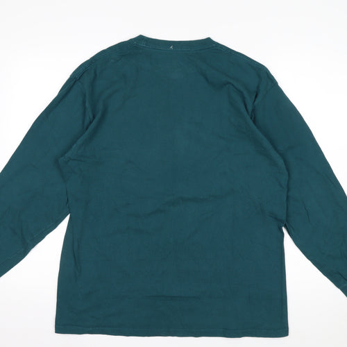 Majestic Men’s Green Philadelphia Eagles Long Sleeve Shirt L